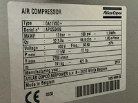 2014 atlas copco ga11vsd+ schroefcompressor - afbeelding 5 van  6
