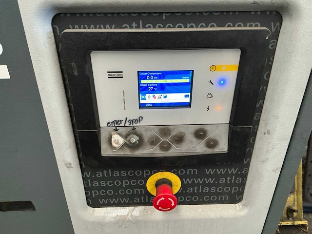 2014 atlas copco ga15vsd+ff schroefcompressor - afbeelding 2 van  8