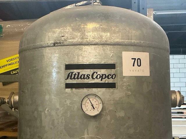 2014 atlas copco/siap 500l buffertank - afbeelding 1 van  3