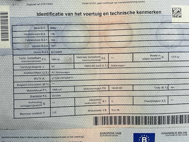 2014 bmw 116i f20 personenauto - afbeelding 35 van  42