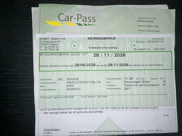 2014 bmw 520d station personenauto - afbeelding 6 van  29