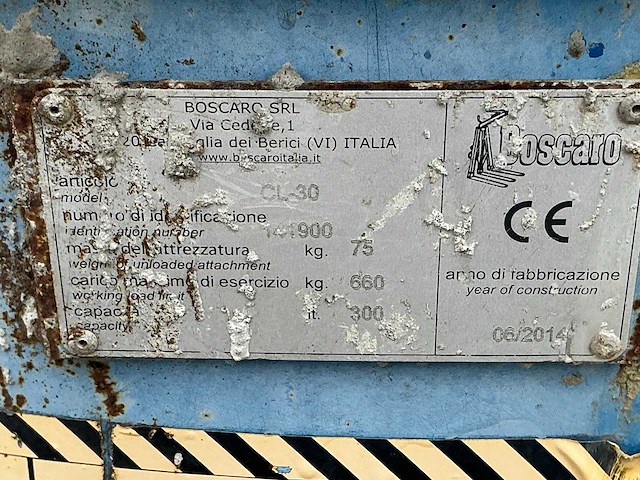 2014 boscaro cl-30 betonkubel - afbeelding 2 van  4