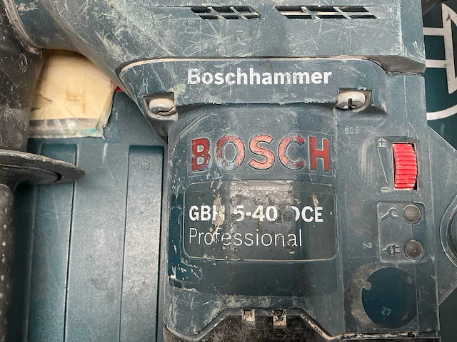 2014 bosch gbh 5-40 dce boor-/breekhamer 6kg sds-max - afbeelding 3 van  5