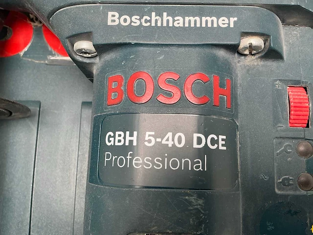2014 bosch gbh 5-40 dce boor-/breekhamer 6kg sds-max - afbeelding 3 van  4