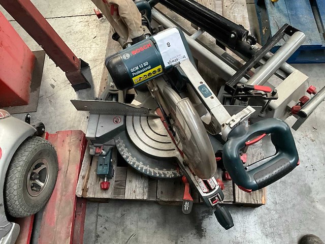 2014 bosch gcm12sd afkortcirkelzaagmachine - afbeelding 4 van  5