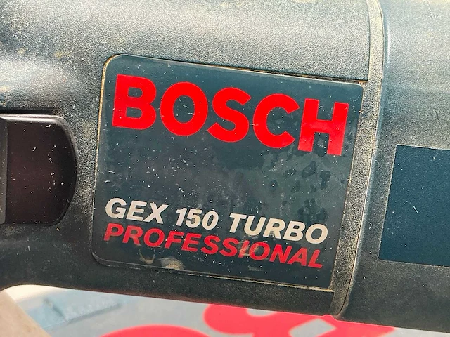 2014 bosch gex 150 turbo excentrische schuurmachine 150mm - afbeelding 2 van  5