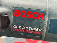 2014 bosch gex 150 turbo excentrische schuurmachine 150mm - afbeelding 2 van  5