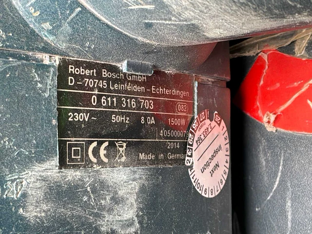 2014 bosch gsh 11 e breekhamer - 11kg sds-max - afbeelding 4 van  5