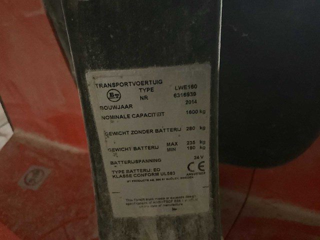 2014 bt lwe180 orderpicker - afbeelding 2 van  12