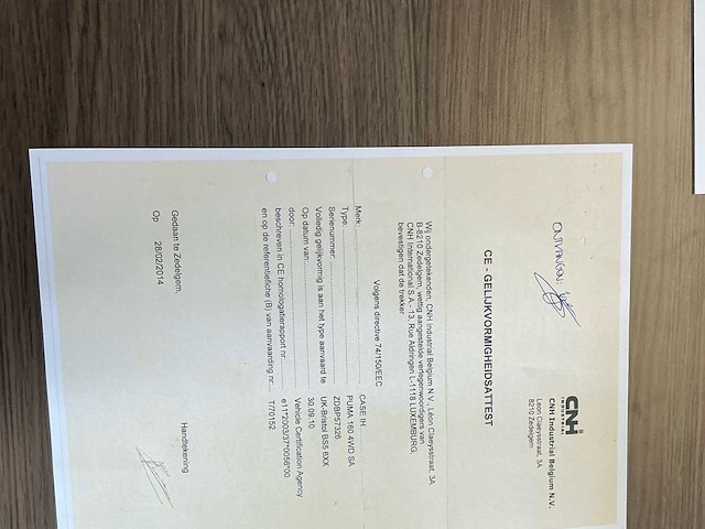 2014 case case ih puma 160 4 wd 4 wd - afbeelding 13 van  23