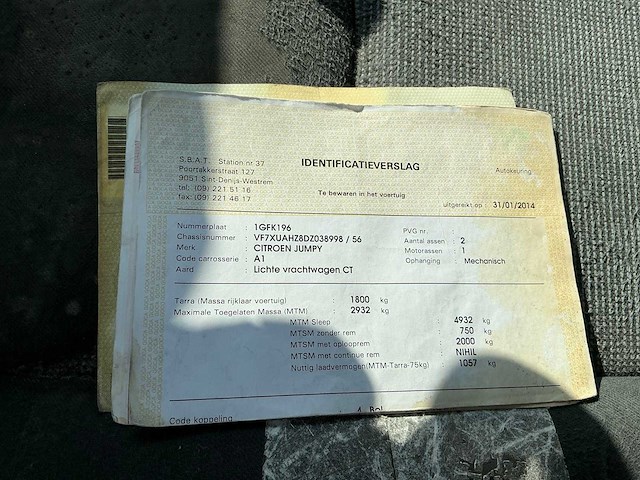 2014 citroën jumpy - afbeelding 13 van  21