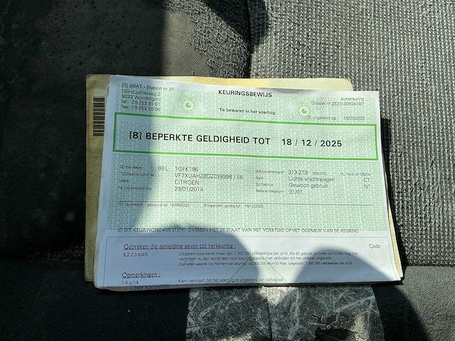 2014 citroën jumpy - afbeelding 14 van  21