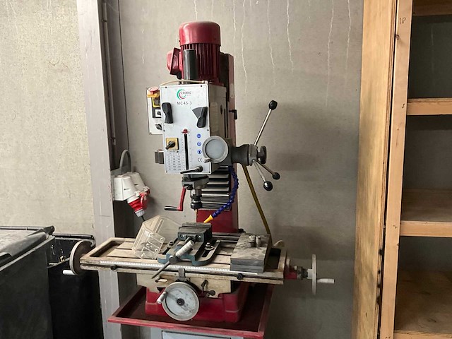 2014 crimac mc45-3 kolomboormachine met frees functie - afbeelding 2 van  5
