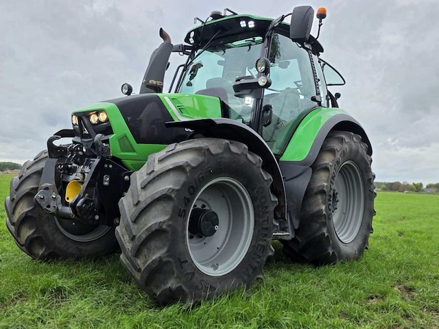 2014 deutz-fahr 6160.4 ttv vierwielaangedreven landbouwtractor - afbeelding 1 van  15