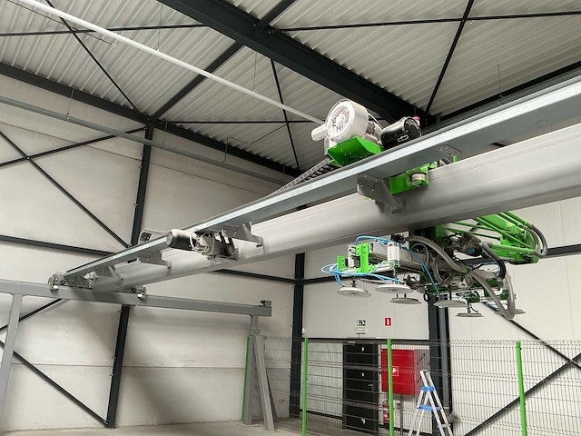 2014 duivenstein techniek md1200 portaalrobot / platenmagazijn met vacuümgrijper - afbeelding 4 van  15