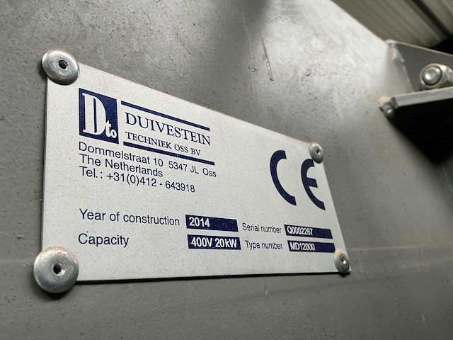2014 duivenstein techniek md1200 portaalrobot / platenmagazijn met vacuümgrijper - afbeelding 13 van  15