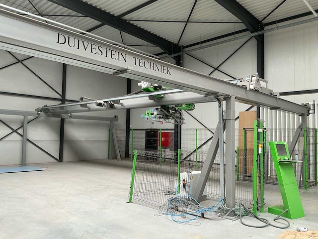 2014 duivenstein techniek md1200 portaalrobot / platenmagazijn met vacuümgrijper - afbeelding 3 van  6