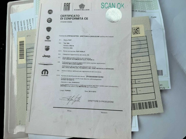 2014 fiat doblo lichte vrachtwagen - afbeelding 6 van  17