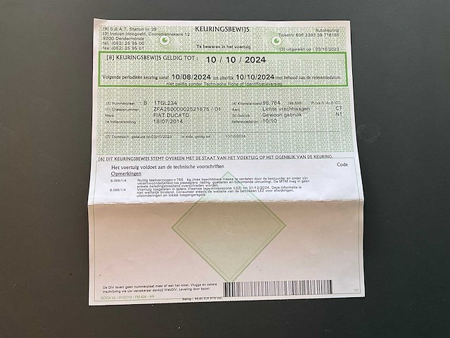 2014 fiat ducato - afbeelding 17 van  25