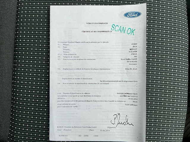 2014 ford c-max dxa personenauto - afbeelding 17 van  26
