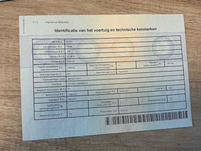 2014 ford fiesta hatchback personenauto - afbeelding 15 van  23