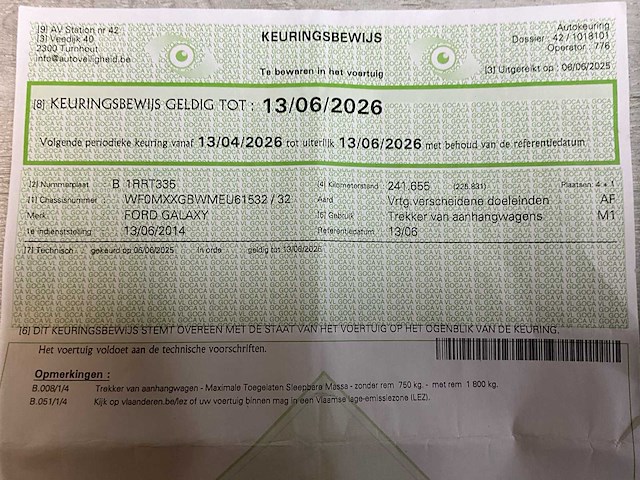 2014 ford galaxy - 7 personen - automaat - afbeelding 52 van  58