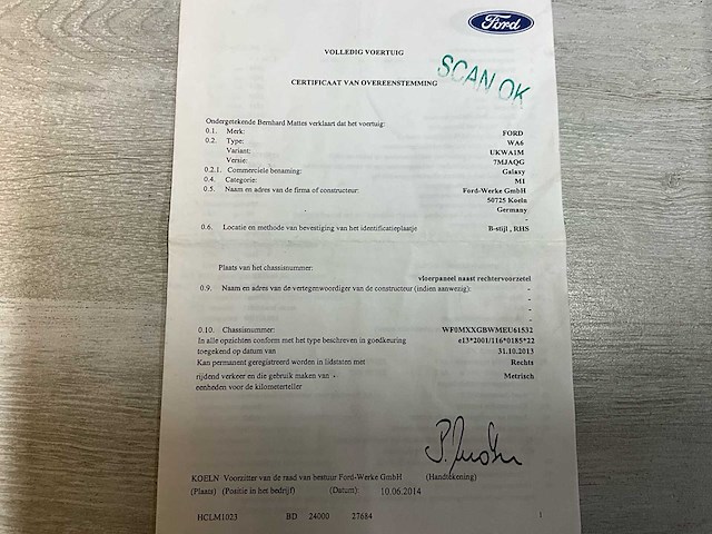 2014 ford galaxy - 7 personen - automaat - afbeelding 53 van  58