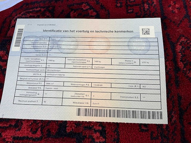 2014 fuso canter vrachtwagen - afbeelding 22 van  36