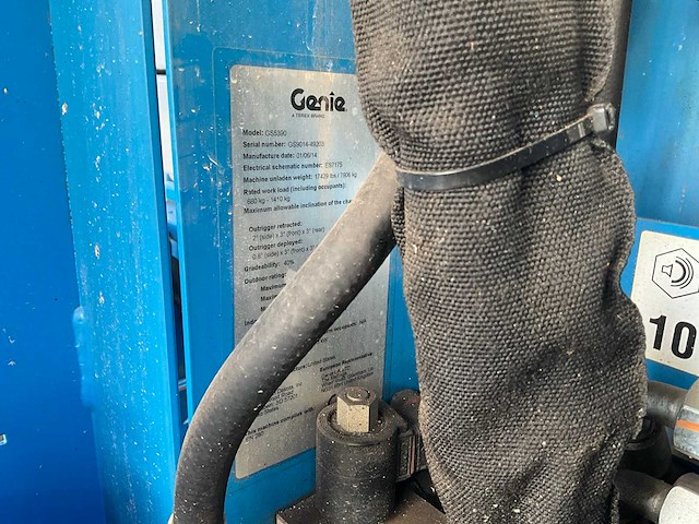 2014 genie gs5390 hoogwerker - afbeelding 15 van  23