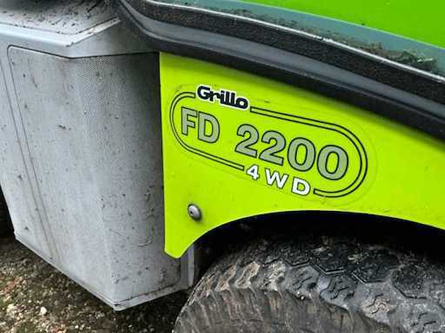 2014 grillo fd2200 4wd grasmaaiers, airco, hydrostaat - afbeelding 6 van  21