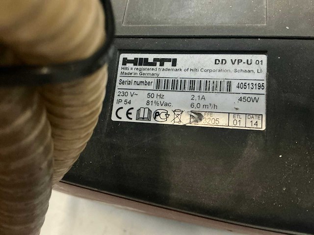 2014 hilti dd vp-u vacuümpomp - afbeelding 6 van  6