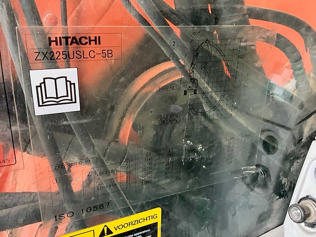 2014 hitachi zx225uslc-5b rupsgraafmachine - afbeelding 11 van  35