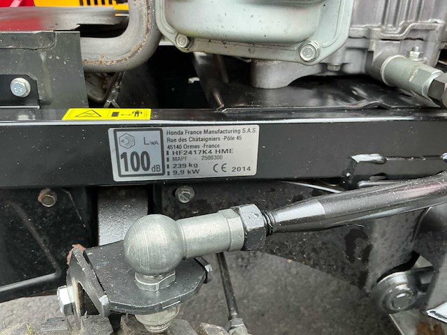 2014 honda hf2417 zitmaaier - afbeelding 5 van  13