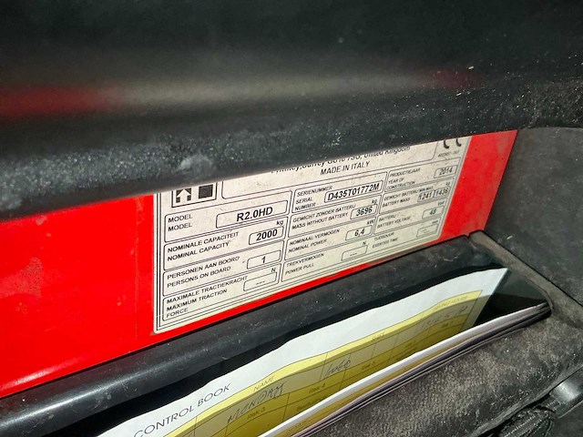 2014 hyster r2.0hd reach truck (66020-139) - afbeelding 8 van  23