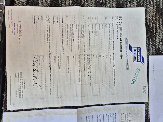 2014 ifor williams aanhangwagen - afbeelding 20 van  21