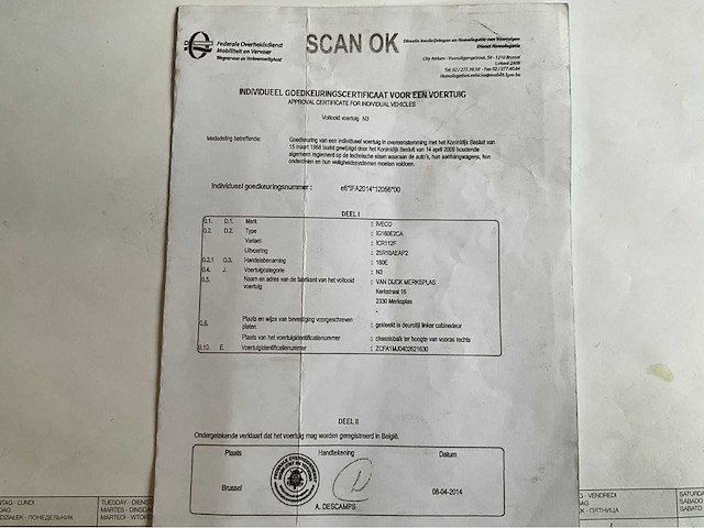 2014 iveco eurocargo 160e25 koel-/vriesvrachtwagen met thermo king t-1000r - afbeelding 49 van  58