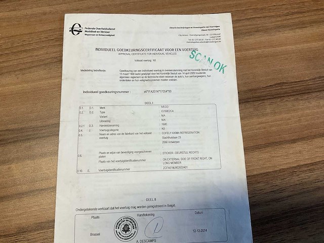 2014 iveco ig160e2ca vrachtwagen - afbeelding 28 van  31