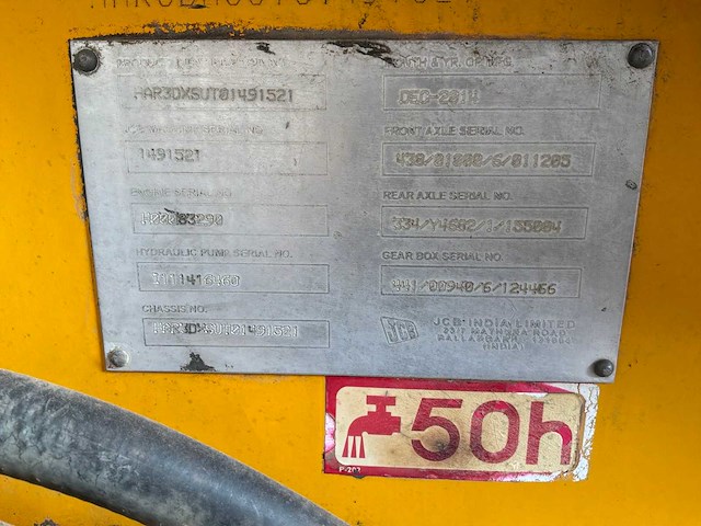 2014 jcb 3dx graaflaadmachine - afbeelding 9 van  27