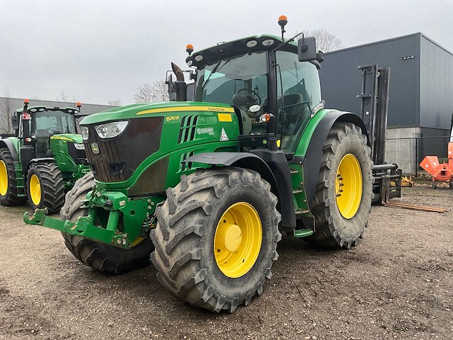 2014 john deere 6210r vierwielaangedreven landbouwtractor - afbeelding 1 van  41