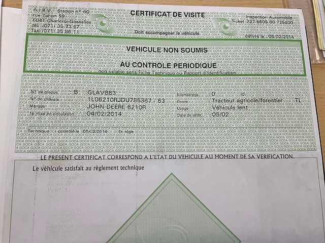 2014 john deere 6210r vierwielaangedreven landbouwtractor - afbeelding 36 van  41