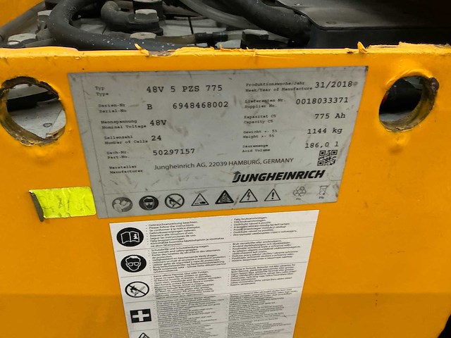 2014 jungheinrich reach truck - afbeelding 5 van  16