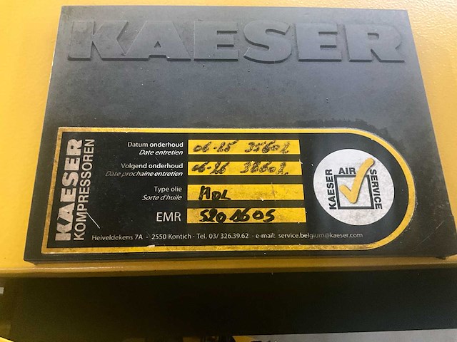2014 kaeser sm 12 - schroefcompressor - afbeelding 11 van  13