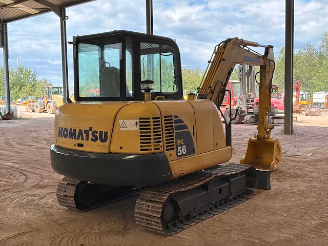 2014 komatsu pc56 minigraafmachine - afbeelding 11 van  15