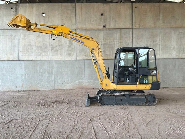 2014 komatsu pc56 minigraafmachine - afbeelding 14 van  15