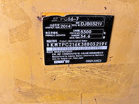2014 komatsu pc56 minigraafmachine - afbeelding 15 van  15