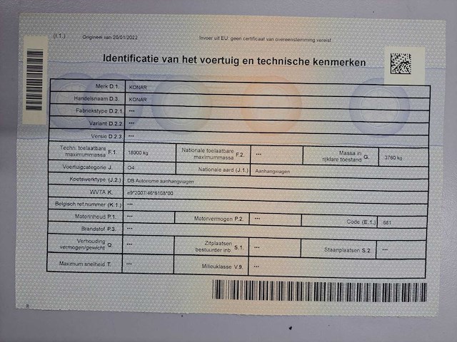 2014 konar aanhangwagen - afbeelding 11 van  22