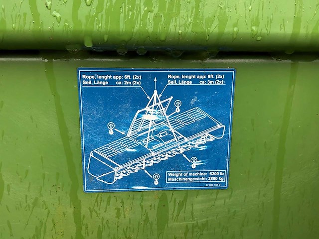 2014 krone x-disc 6200 direct cut / voerharvester snijstang - afbeelding 3 van  24