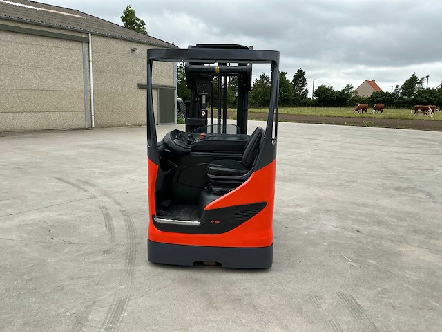 2014 linde r14 reach truck - afbeelding 25 van  44