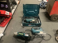 2014 makita 4350fct decoupeerzaag (2x) - afbeelding 1 van  7