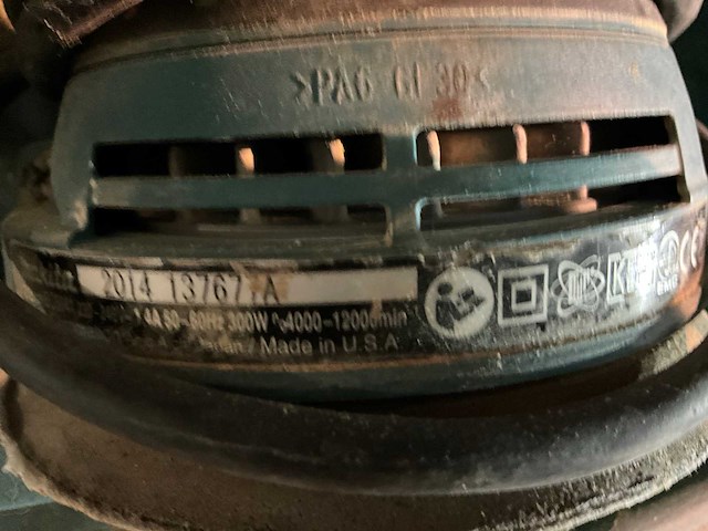 2014 makita handschuurmachine excentrique - afbeelding 2 van  3